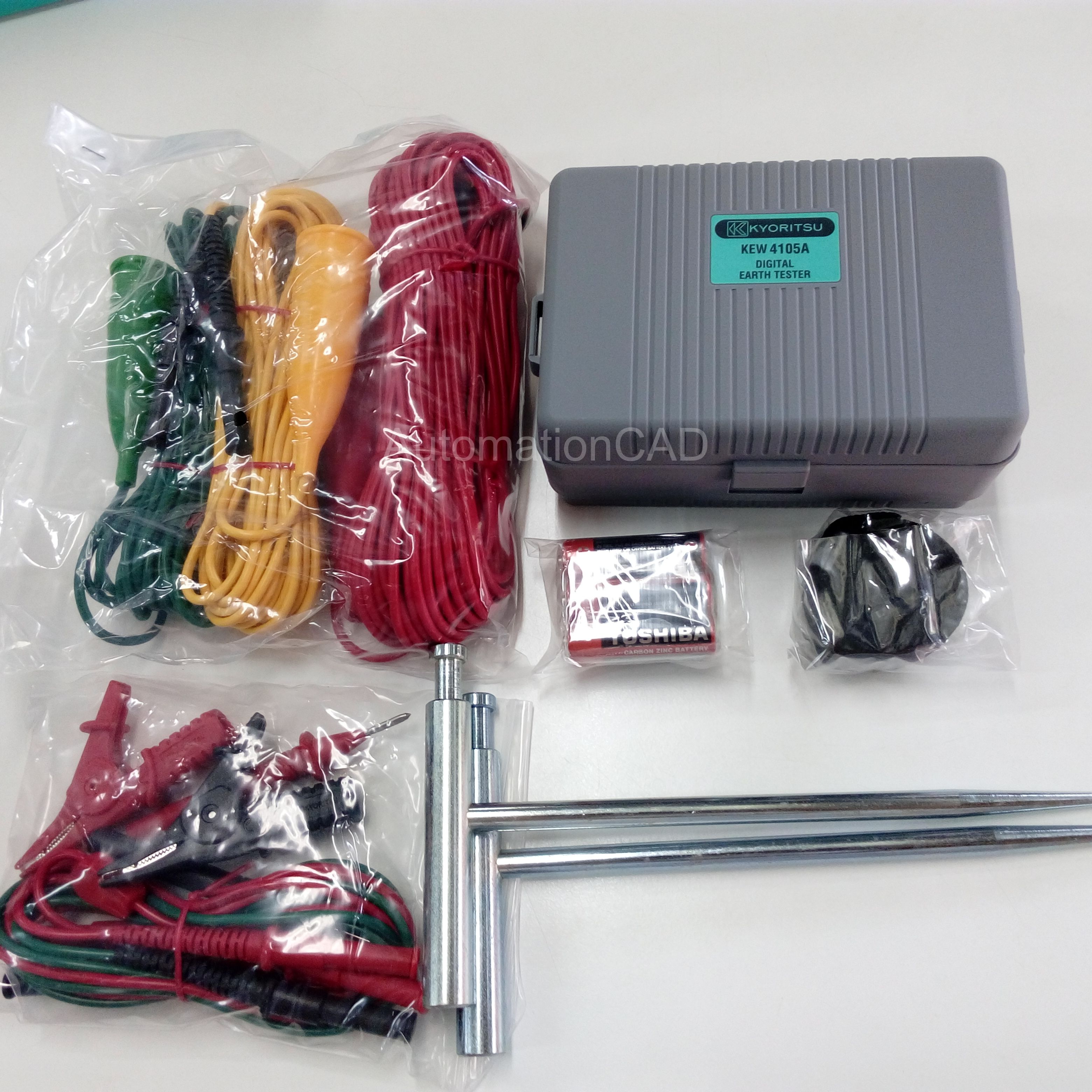 มิเตอร์วัดค่าความต้านทานดิน 4105A ครบชุด KYORITSU Earth Tester รุ่น KEW4105A