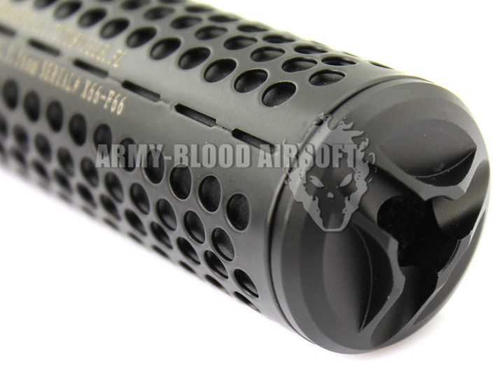 Knight's Armament QDC Barrel Extension KAC 556 QDC CQB Airsoft Dummy Quick Detach Suppressor (Carbine Length,BK)prev next