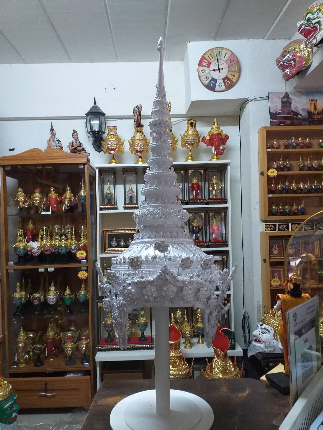 ชฎานาง ขนาดสวมหัว (งานอาร์ต) ประดับเพชร