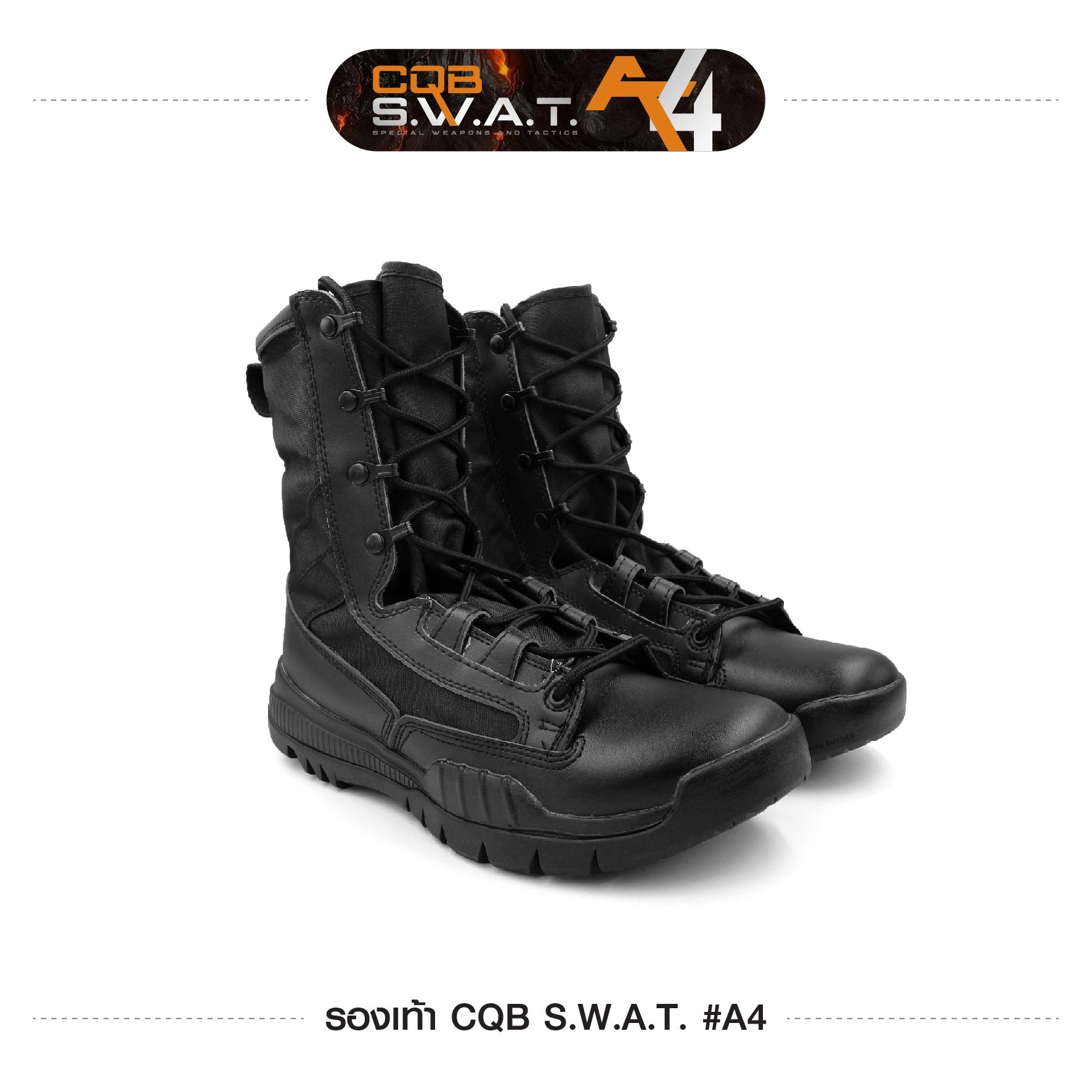 New. รองเท้า CQB A4 #รายละเอียดสินค้า - ชนิดของผ้า microfiber ที่มีน้ำหนักเบา ทำให้น้ำหนักเบามาก -อายุการใช้งานนาน หนังชนิดนี้นิยมผลิต รองเท้า safety รองเท้าหัวเหล็ก เป็นที่นิยมมากในปัจจุบัน -พื้น PU ความหนาแน่นสูง ความแข็งเป็นเยี่ยม, ต้านทานการสึกหรอได้ด