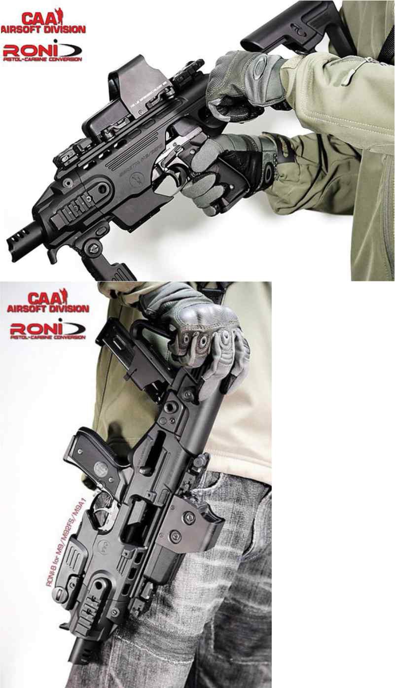 New.CAA RONI B M9 Pistol Carbine Conversion Kit in Black ราคาพิเศษ