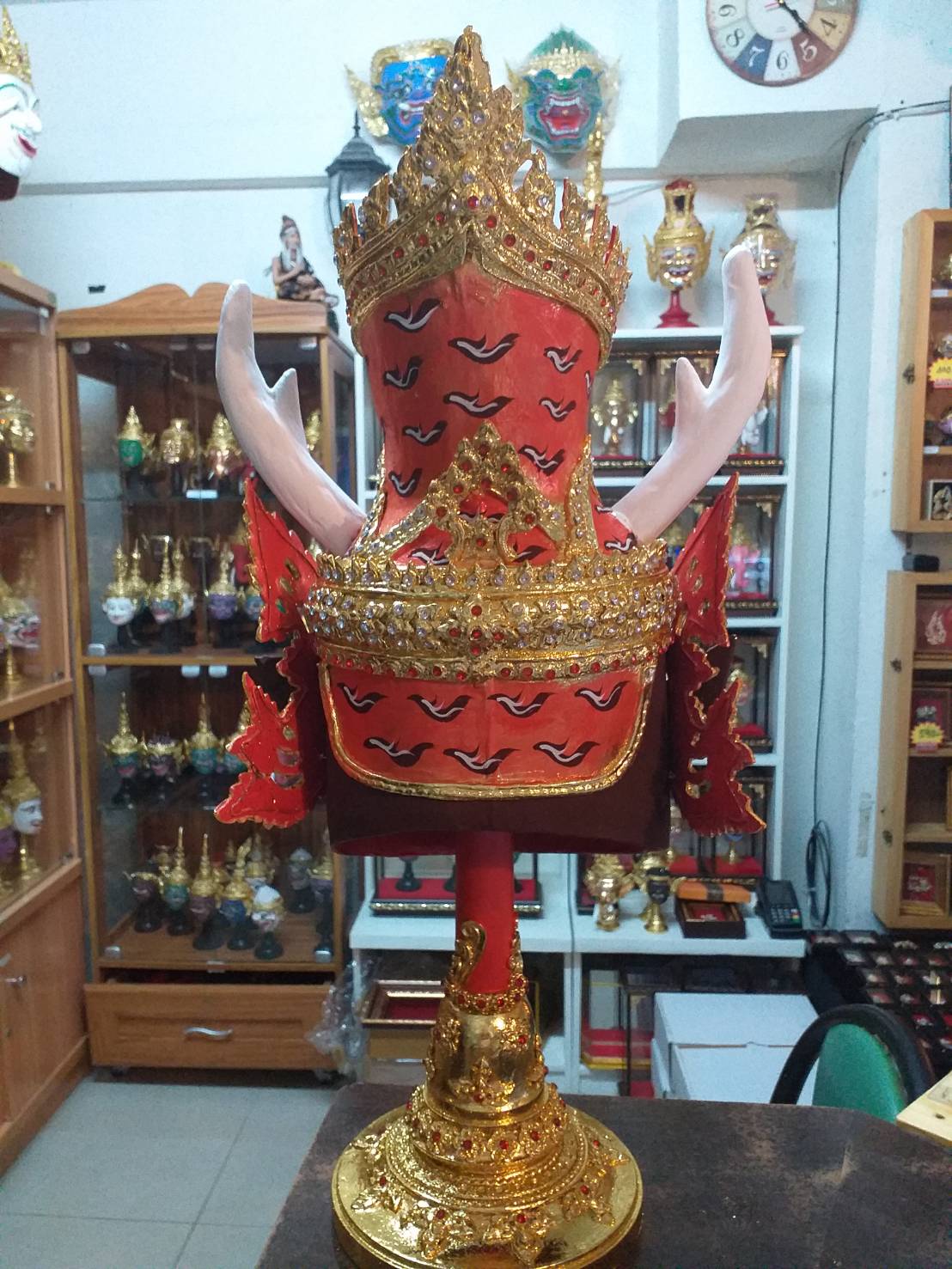 ปู่หน้ากวาง ขนาดครอบ