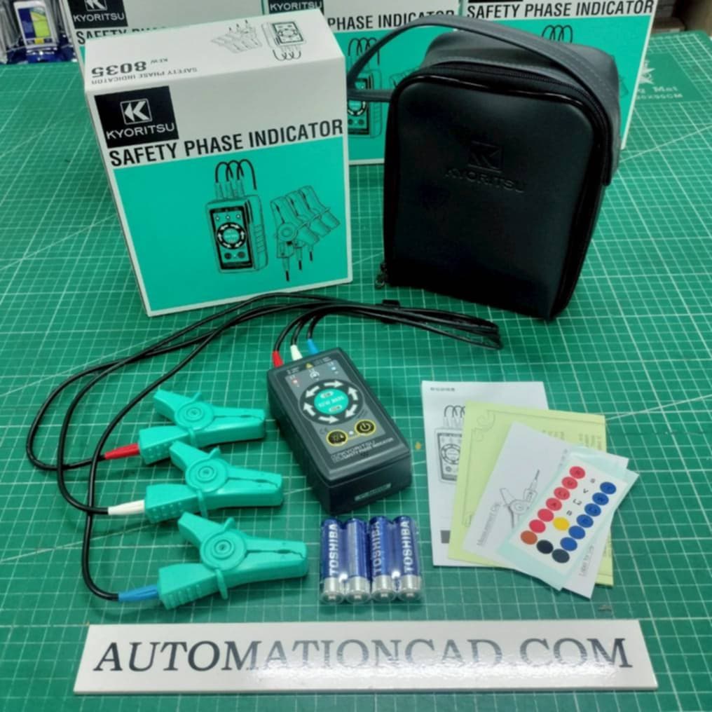 เครื่องวัดลำดับเฟส KYORITSU 8035 เคียวริทสึ Safety Phase Indicator KEW 8035 NON-CONTACT