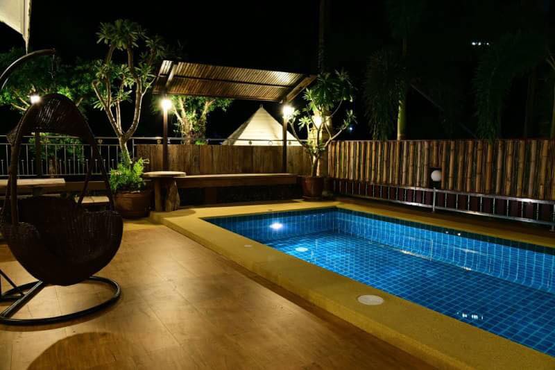 HR2018 บ้านพักชะอำ บ้านวันใส คาราโอเกะ สระว่ายน้ำส่วนตัว