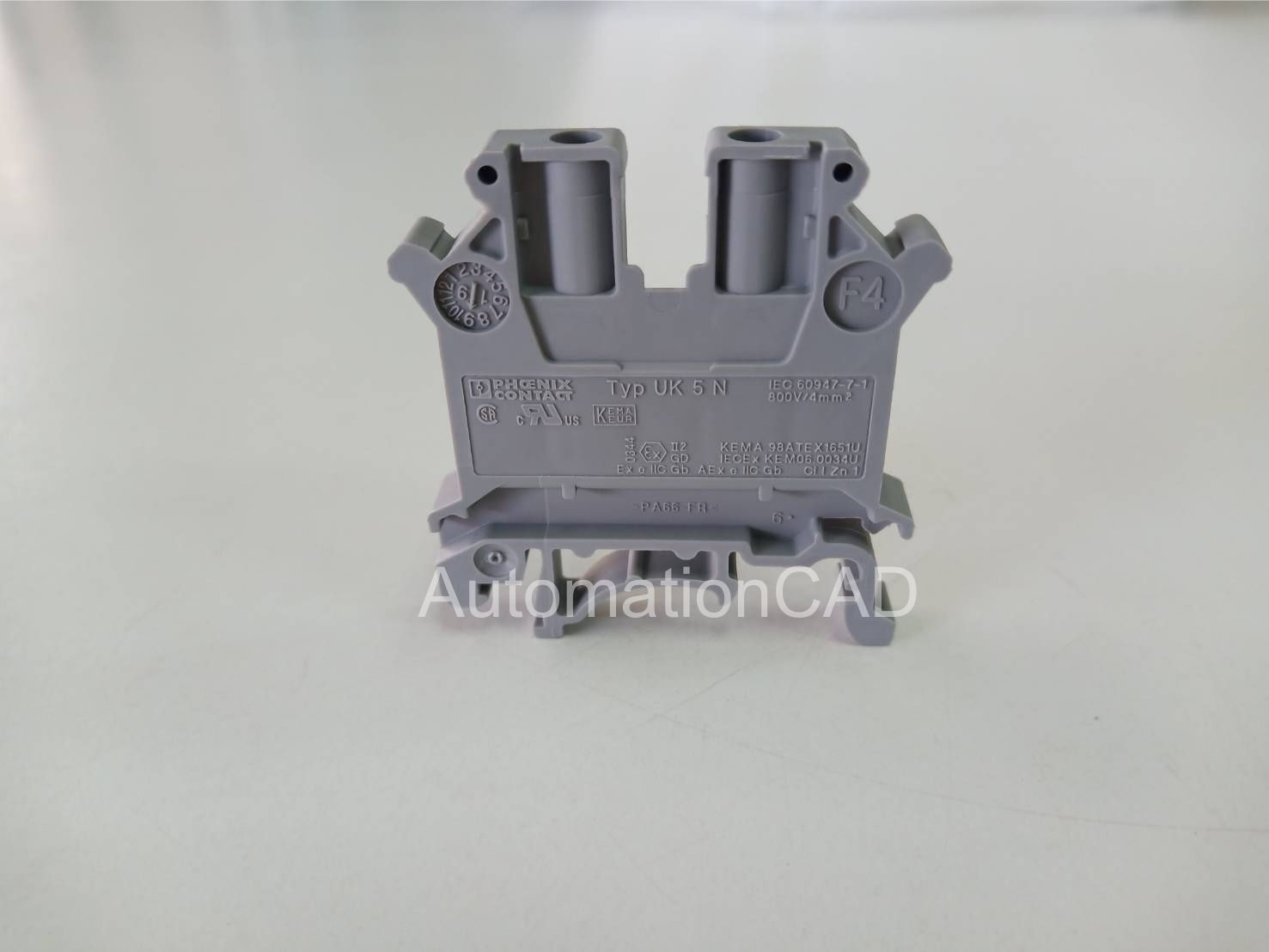 TERMINAL เทอร์มินอล PHOENIX CONTACT UK5N-3004362 สำหรับสายไฟขนาด 0.2 mm² - 6 mm²