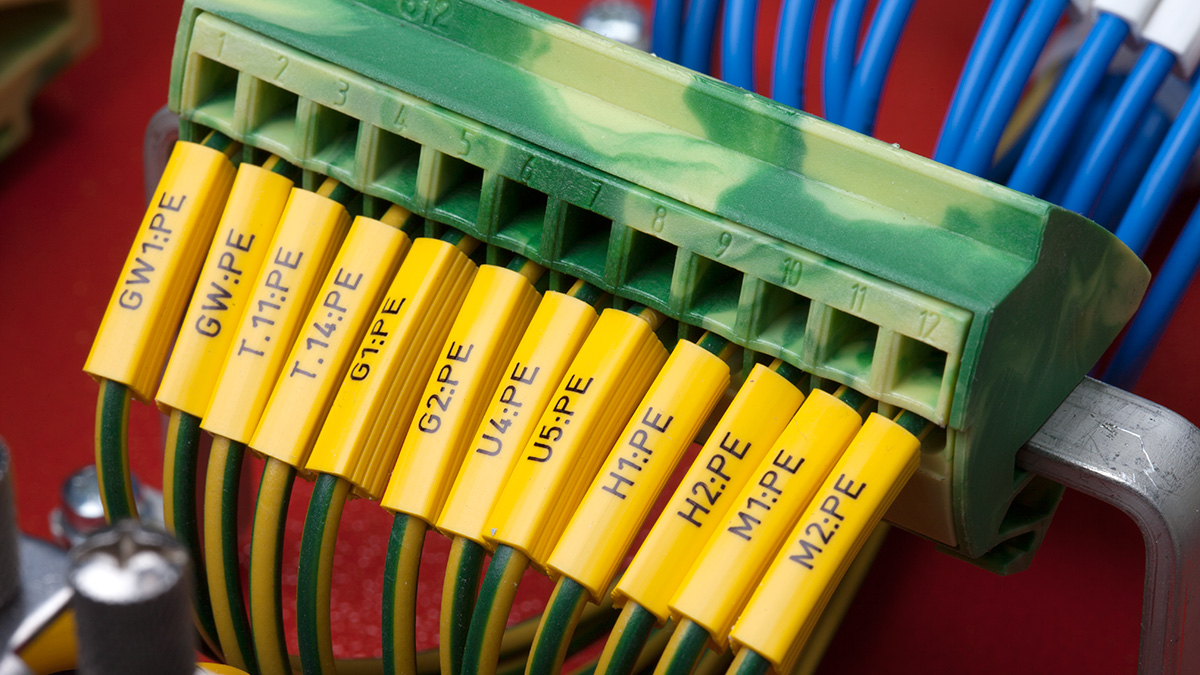 รับพิมพ์ TAG มาร์คสายไฟ PARTEX WIRE MARKING แบบพิมพ์อักษรใส่ได้เอง