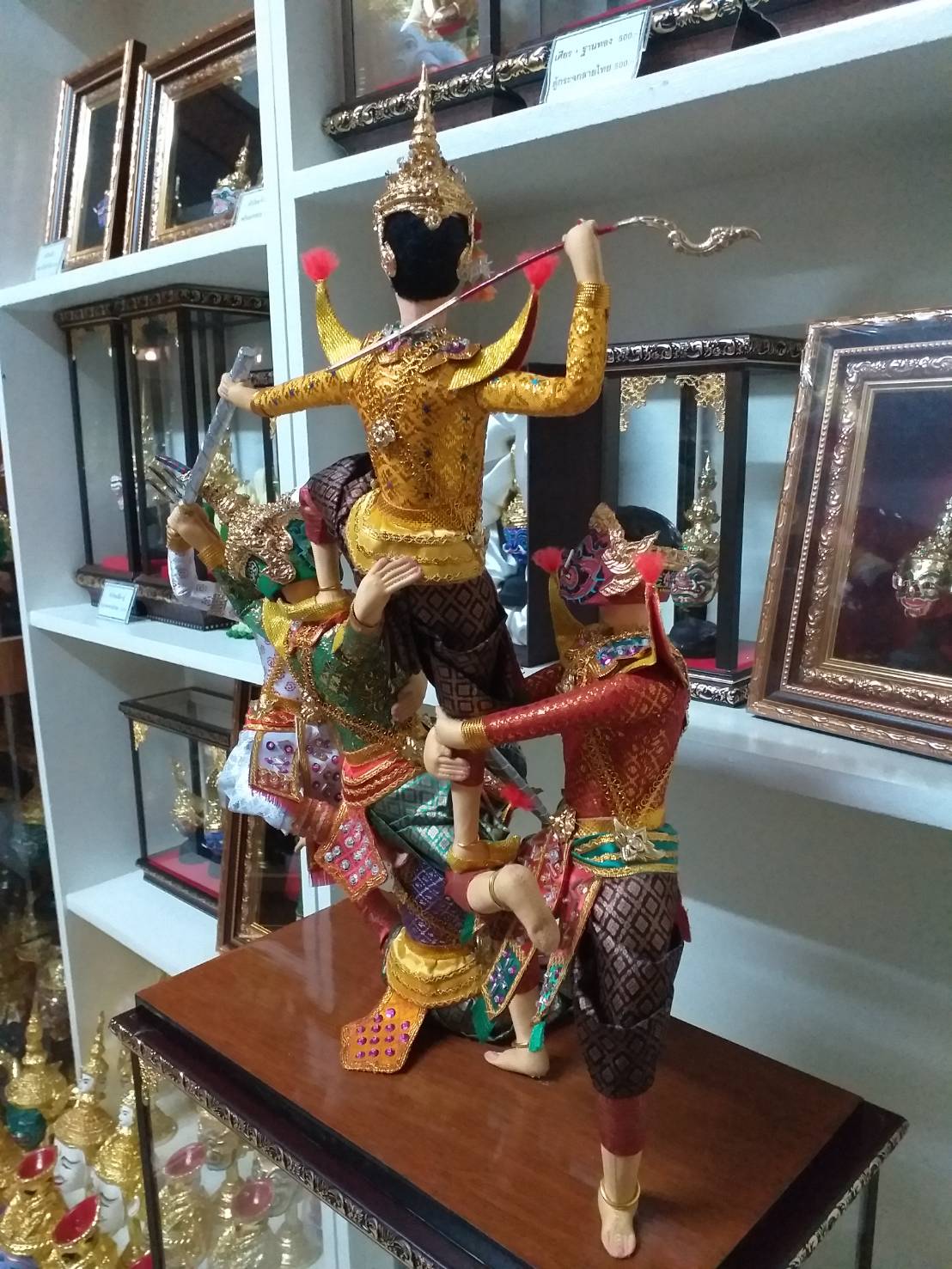 ตุ๊กตาโขน ชุดศึกรบ 5 ตัวละคร