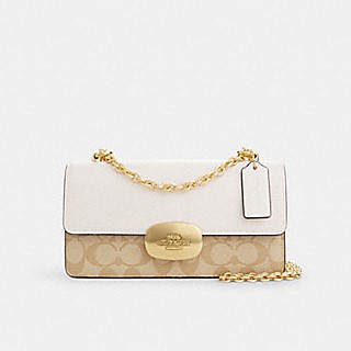 กระเป๋า Coach แท้ รุ่น CP009 ELIZA FLAP CROSSBODY IN SIGNATURE CANVAS