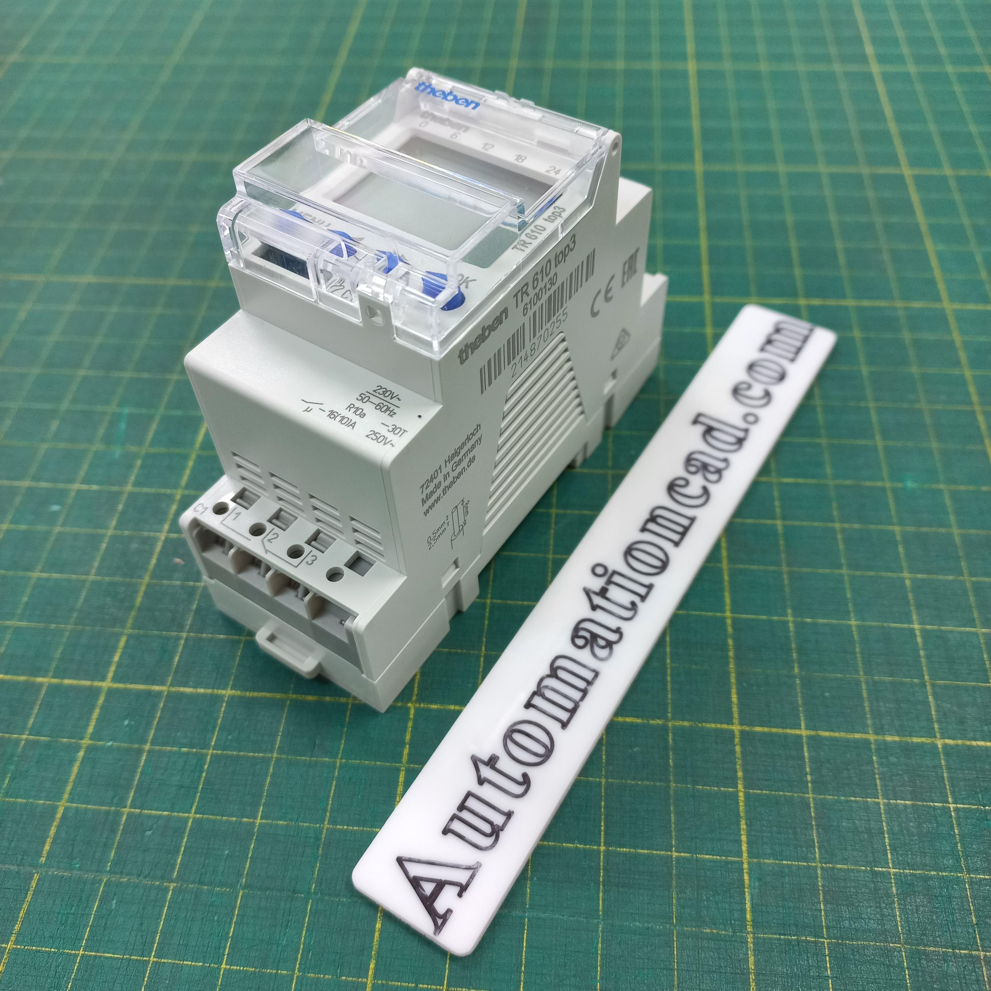 TIMER THEBEN ไทม์เมอร์ รุ่น TR610 top 3 มีแบตเตอรี่สำรองไฟ นาฬิกาตั้งเวลา 24 ชั่วโมง