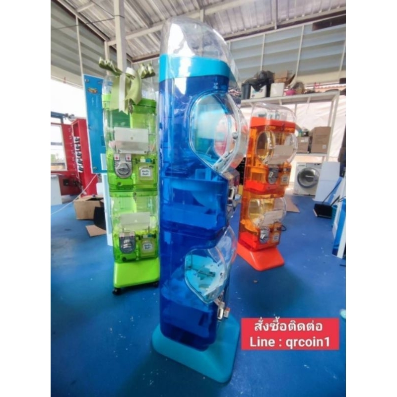 ตู้กาชาปองหยอดเหรียญ Ciot ตู้ไข่หมุน ขายสินค้าที่ระลึก ของฝาก เหมาะตั้งตามคาเฟ่ ที่ท่องเที่ยว ห้าง ตลาด ไม่ต้องใช้ไฟฟ้า