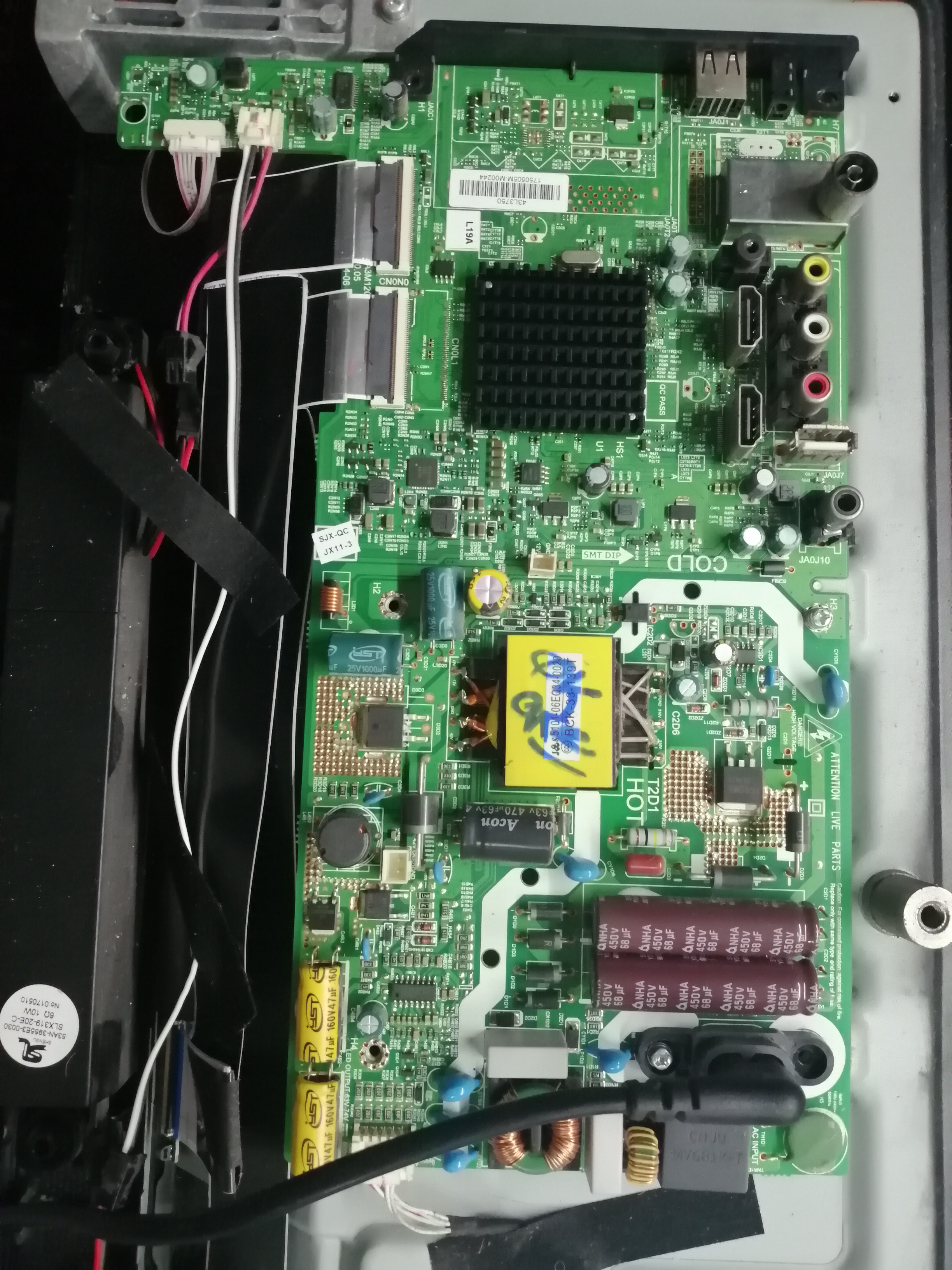 Mainboard Toshiba เมนบรอด โตชิบ้า รุ่น 43L3750vt