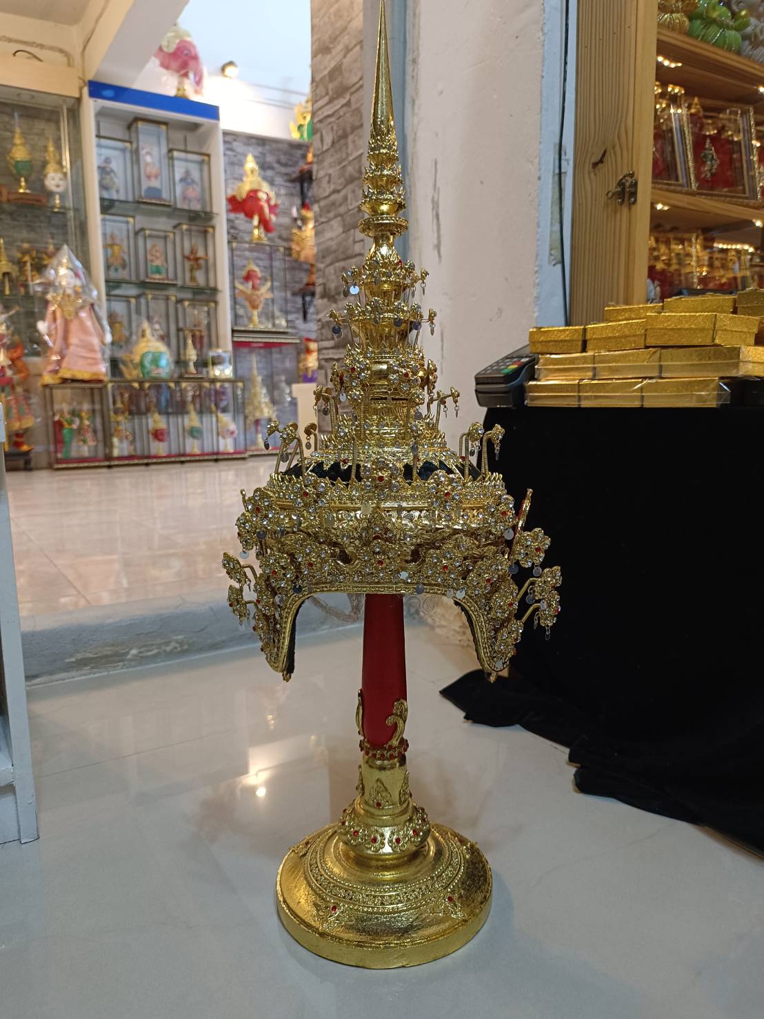 ชฎานาง ขนาดสวมหัว เกรดพรีเมี่ยม