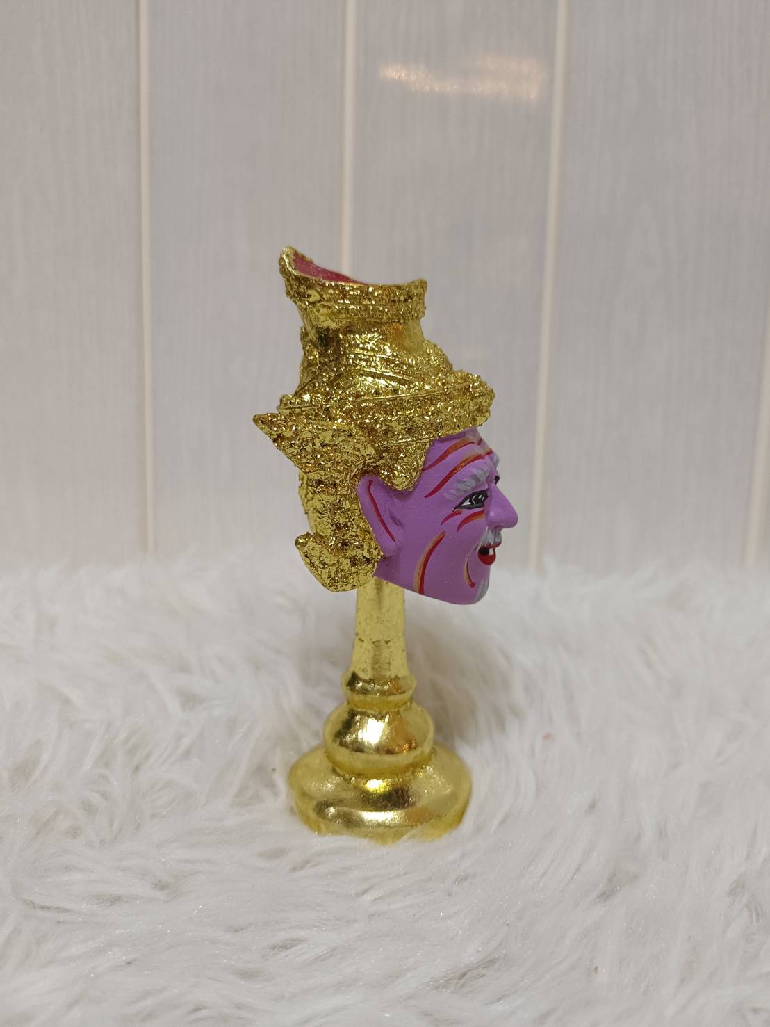 พ่อแก่ ฤาษี นารายณ์ ขนาดจิ๋ว พร้อมฐานปิดทอง