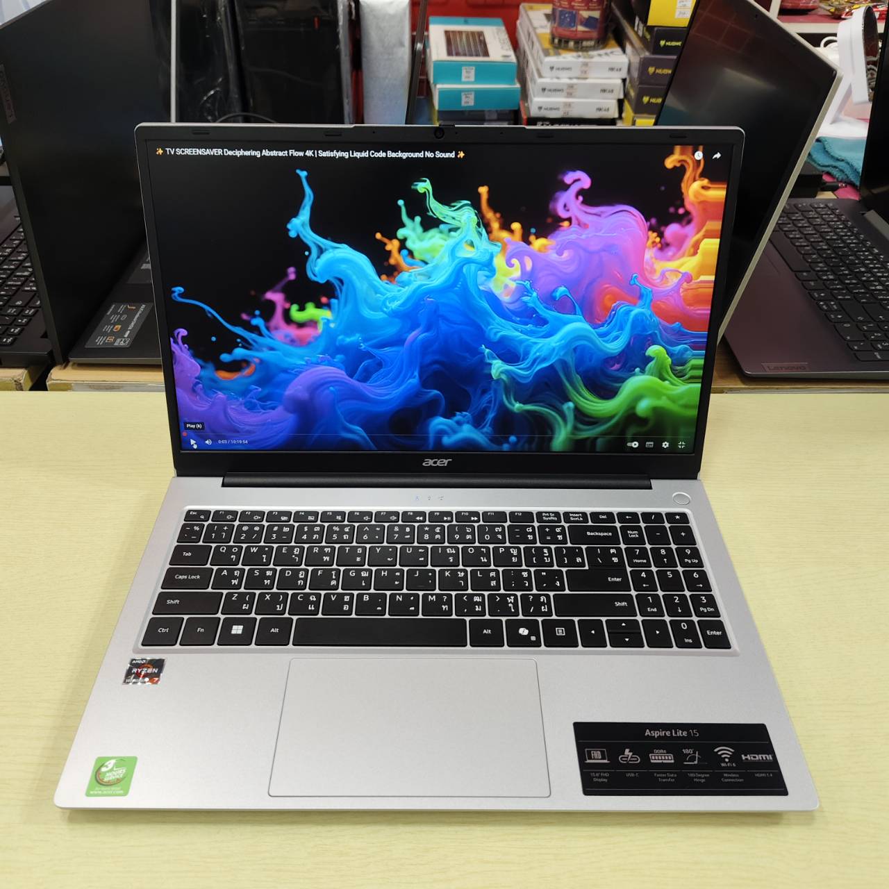 ACER Aspire Lite 15 AL15-41P-R47V สภาพเครื่อง 99% ประกัน J.I.B 26/3/2027