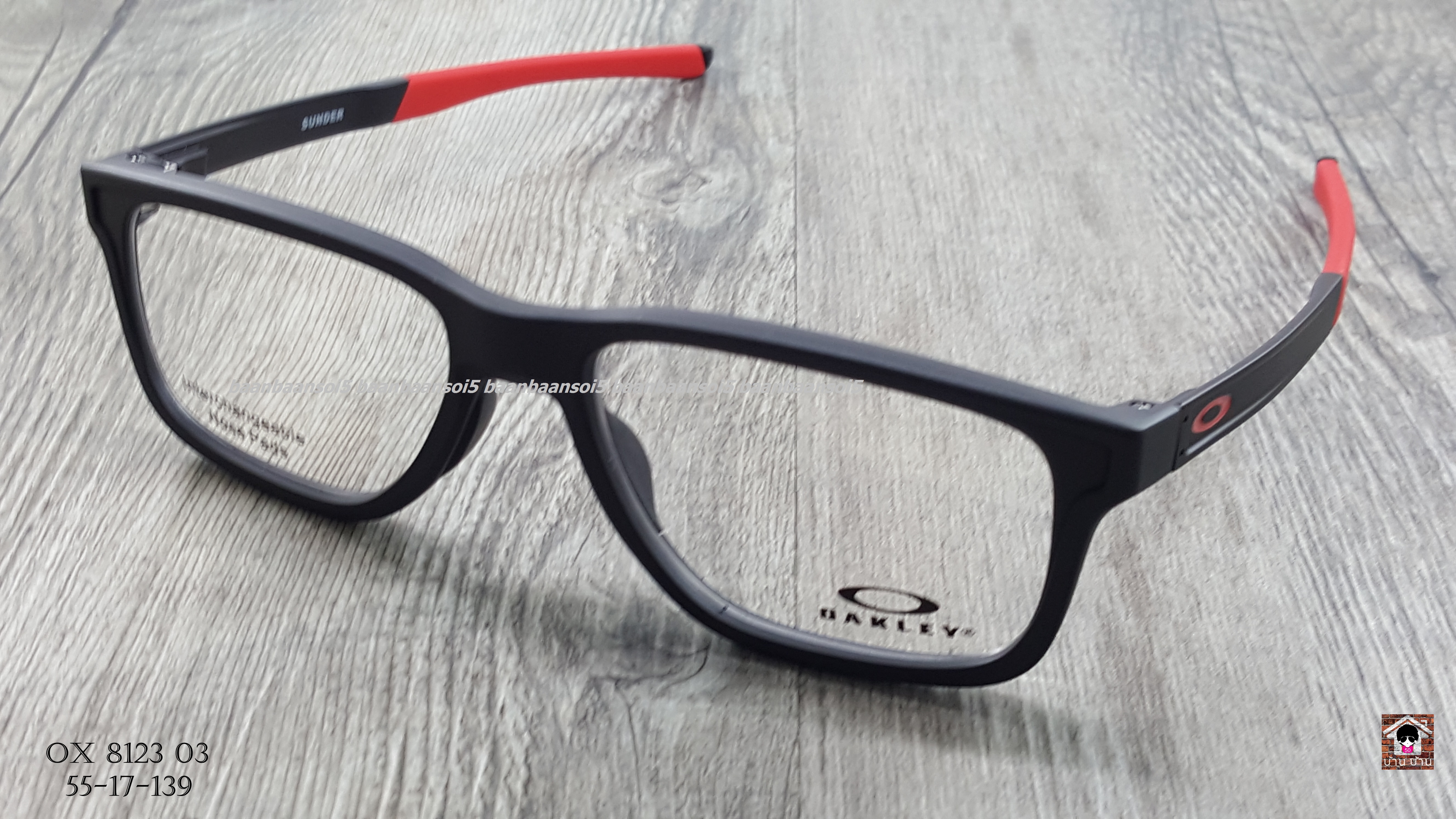 OAKLEY OX8123-03 SUNDER โปรโมชั่น กรอบแว่นตาพร้อมเลนส์ HOYA ราคา 5,800 บาท