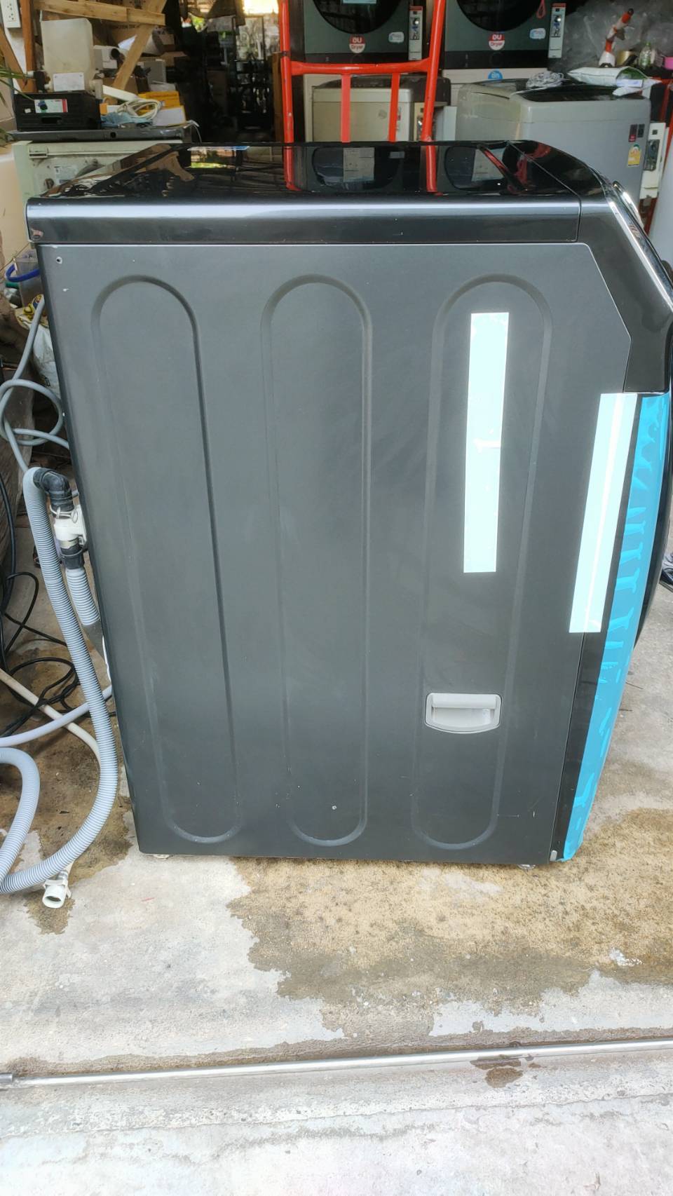 เครื่องซักผ้าผ้าSamsung 17kg ติดกล่องหยอดเหรียญ #มือสองอายุ1ปีใช้งานน้อย สภาพดี ถังใหญ่ ซักผ้านวมไซต์ใหญ่ได้ พร้อมใช้งาน