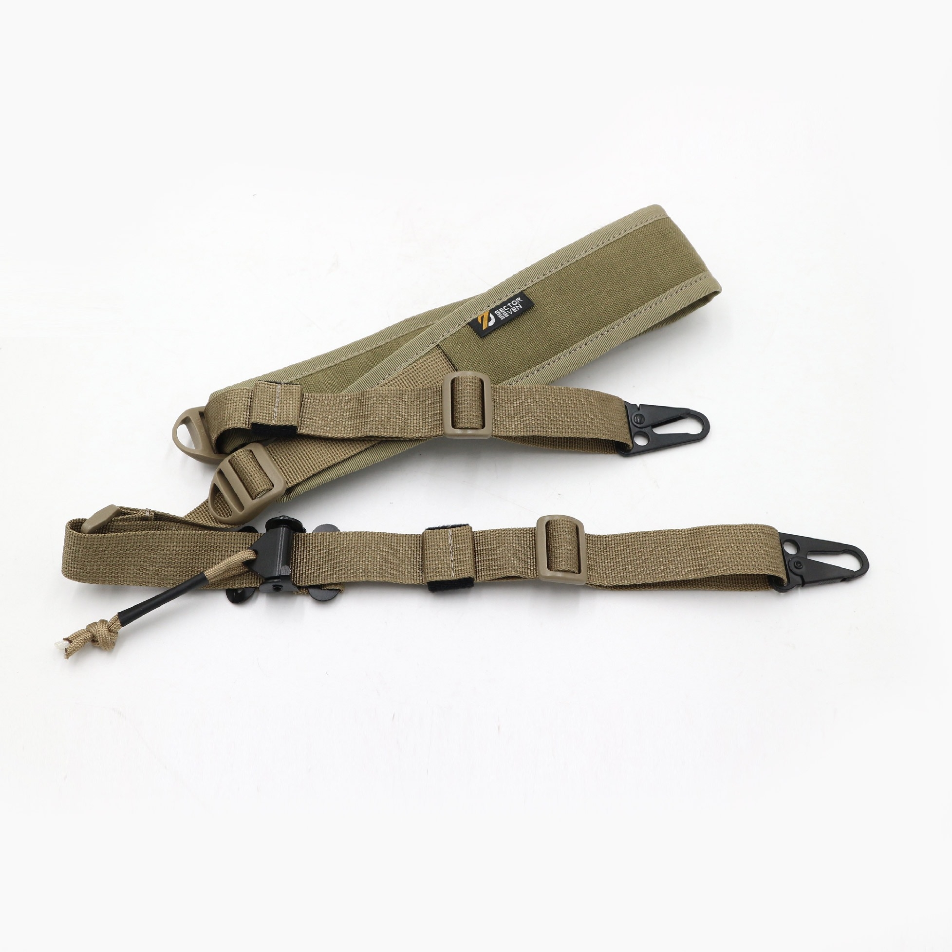 สายสะพาย 2 จุด Sector Seven ( Sector Seven Two Point Sling ) 📌ผลิตจากผ้า Cordura 1000D 📌สาย 2 จุดแบบเอนกประสงค์ปรับใช้งานกับ M16, M4, ลูกกรด, ลูกซอง และอื่นๆ ได้ 📌มี Quick Pull Adjust buckle ปรับระยะและตำแหน่งการใช้งานได้สะดวก และร