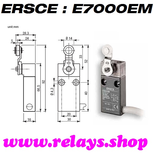 E7000EM Bremas ERSCE Limit Switch LiNE iD : RELAYS.SHOP