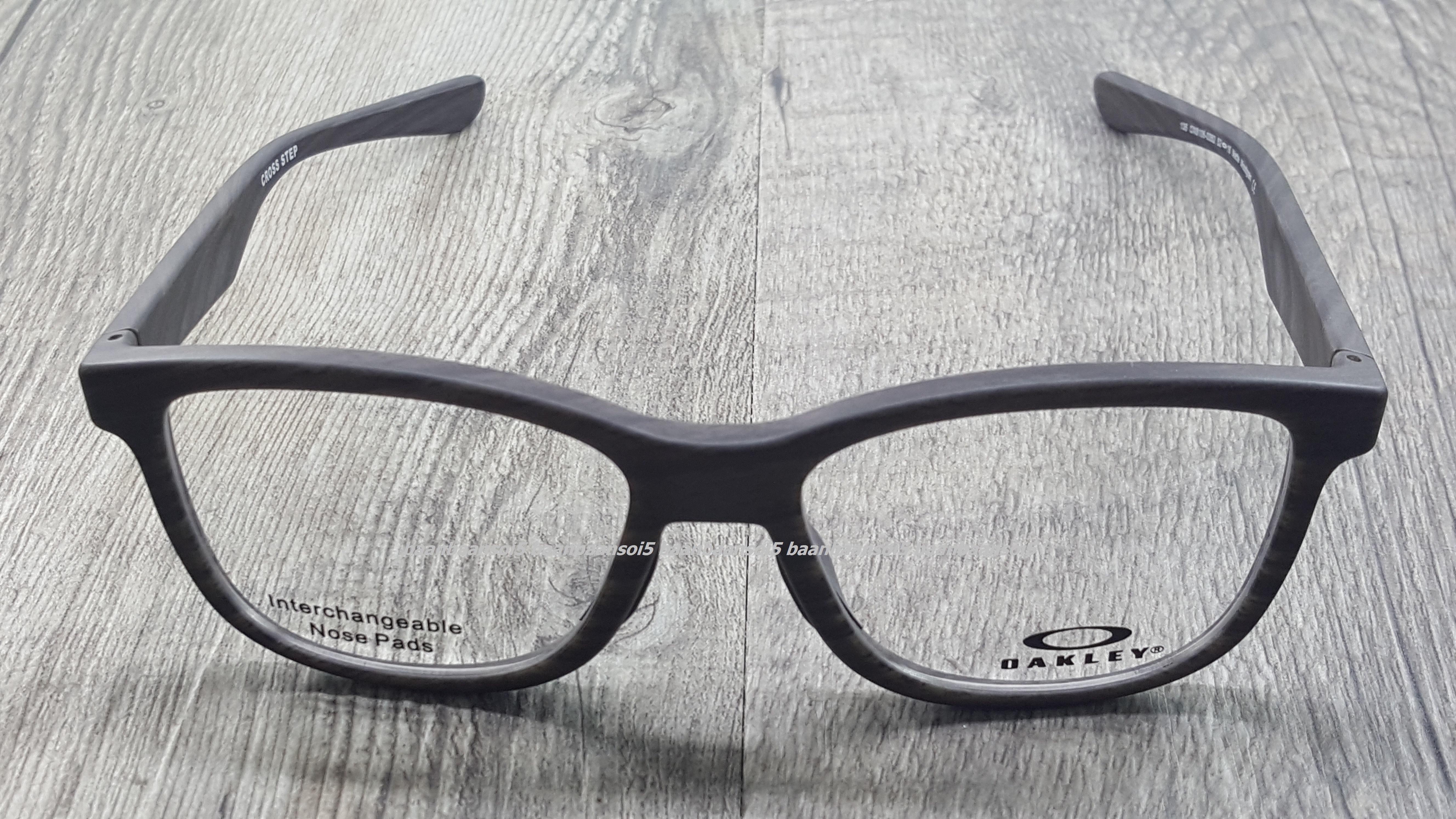 Oakley OX 8106-03 Woodgrain Optic Cross Step MNP โปรโมชั่น กรอบแว่นตาพร้อมเลนส์ HOYA ราคา 4,300 บาท
