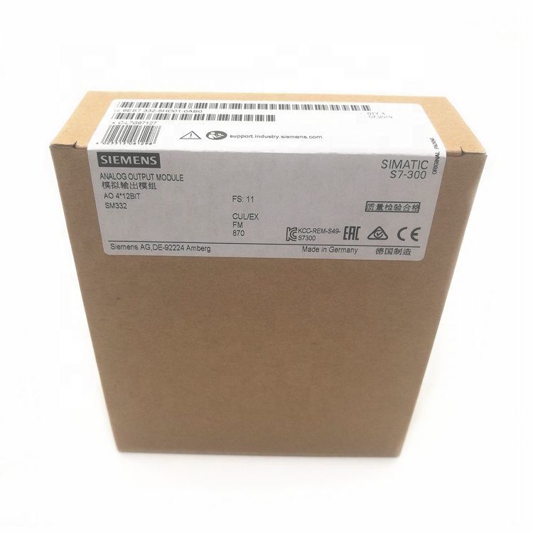 ANALOG OUTPUT 4 AO 24VDC 6ES7 332-5HD01-0AB0 PLC SIEMENS S7-300