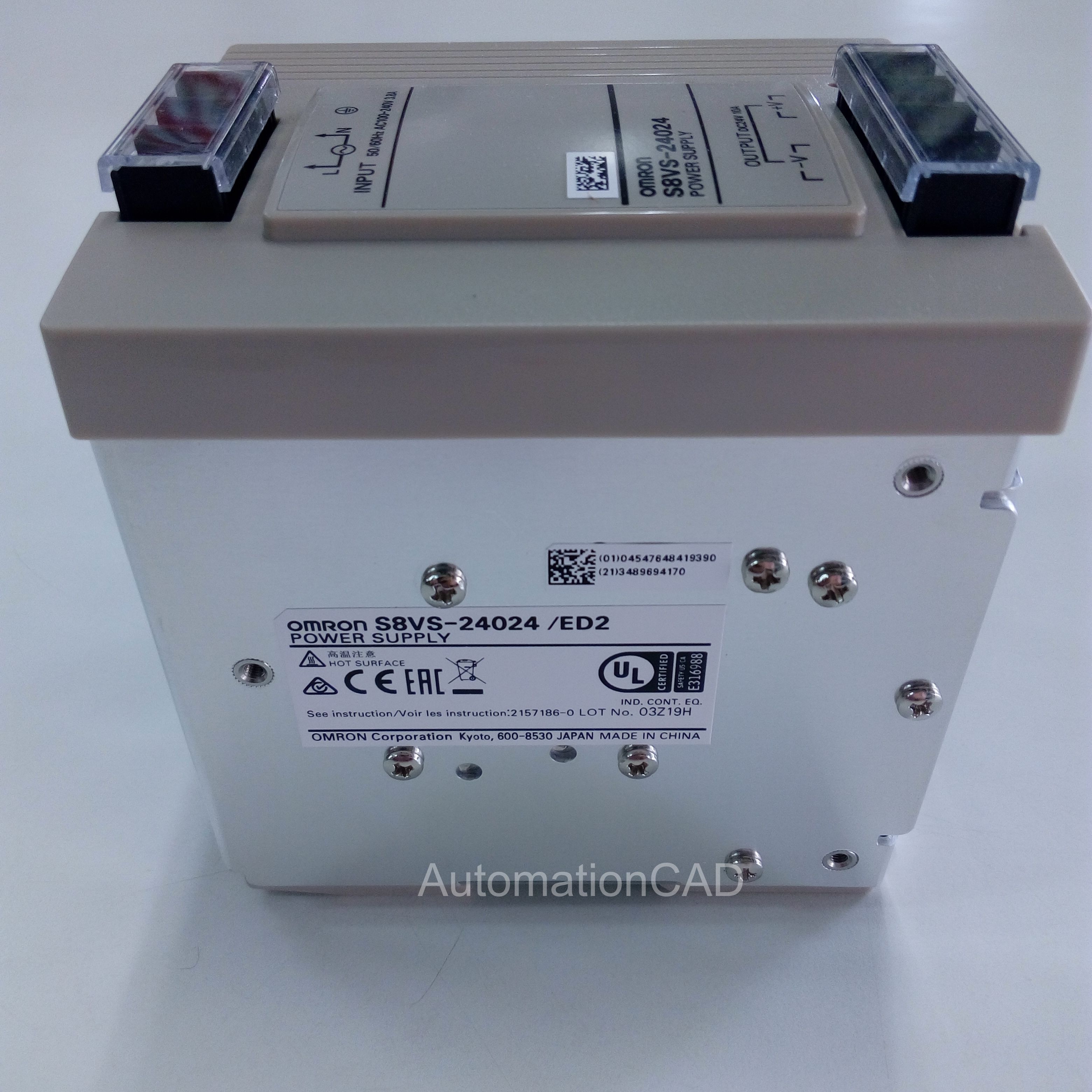 POWER SUPPLY S8VS-24024 OMRON พาวเวอร์ซัพพลาย 240W 10A 24VDC