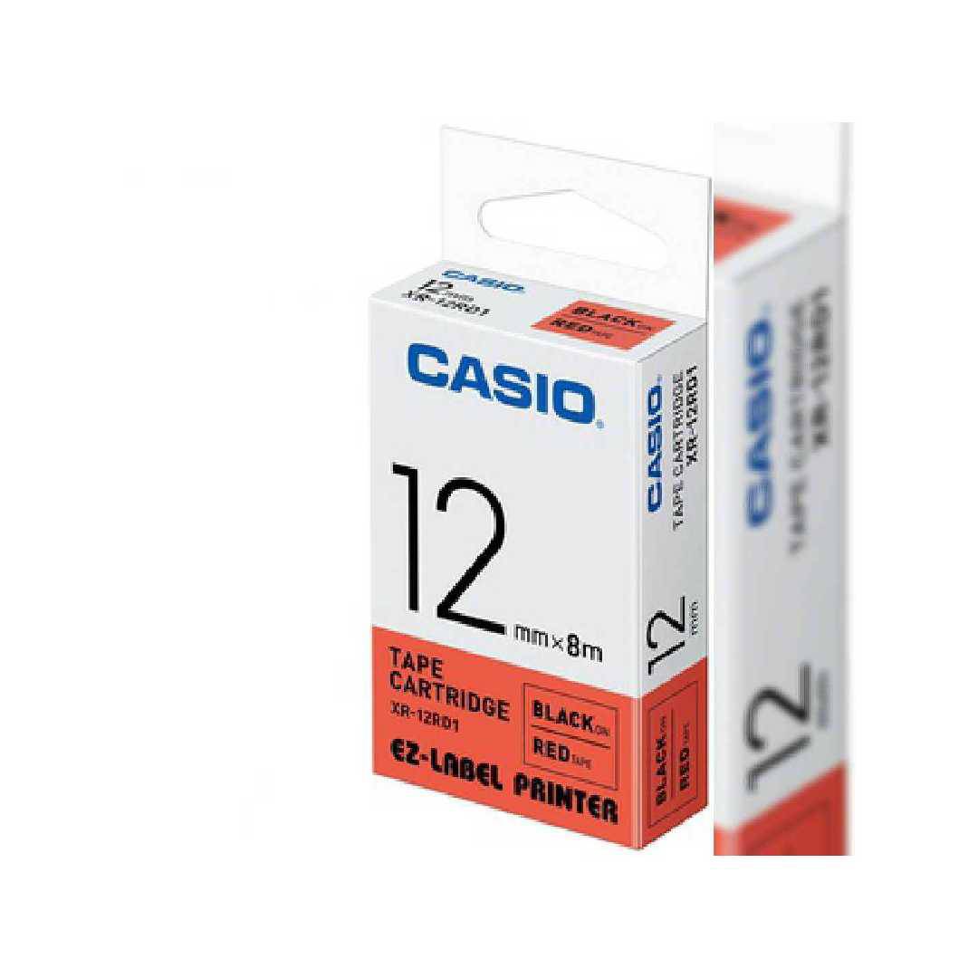 EZ-LABEL CASIO 12mm. สำหรับ เครื่องพิมพ์ฉลาก KL-Series CASIO PRINTER LABEL