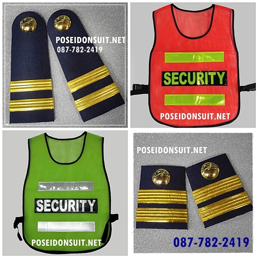 เครื่องแบบรปภ. อินทรธนูรปภ. / เสื้อสะท้อนแสง Security