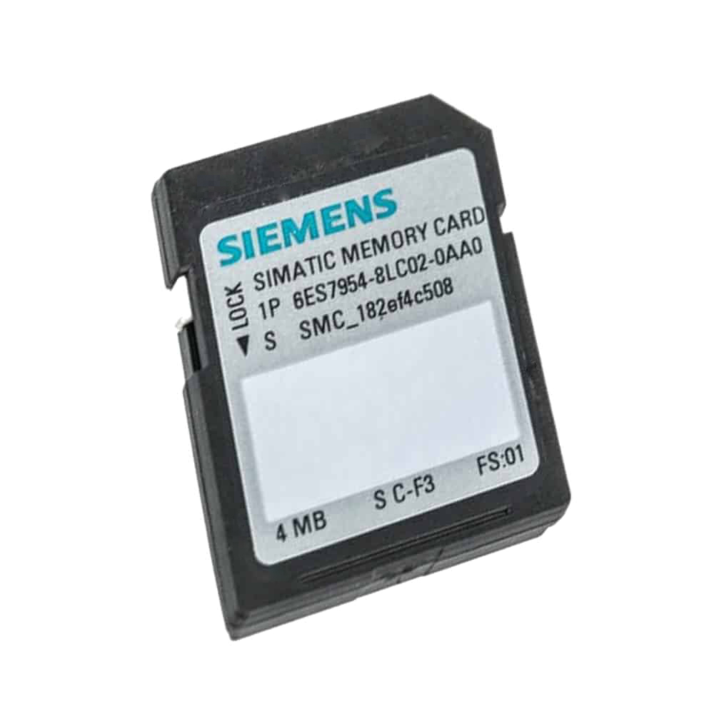 Memory card 4MB 6ES7 954-8LC02-0AA0 PLC SIEMENS S7-1x 00 CPU/SINAMICS