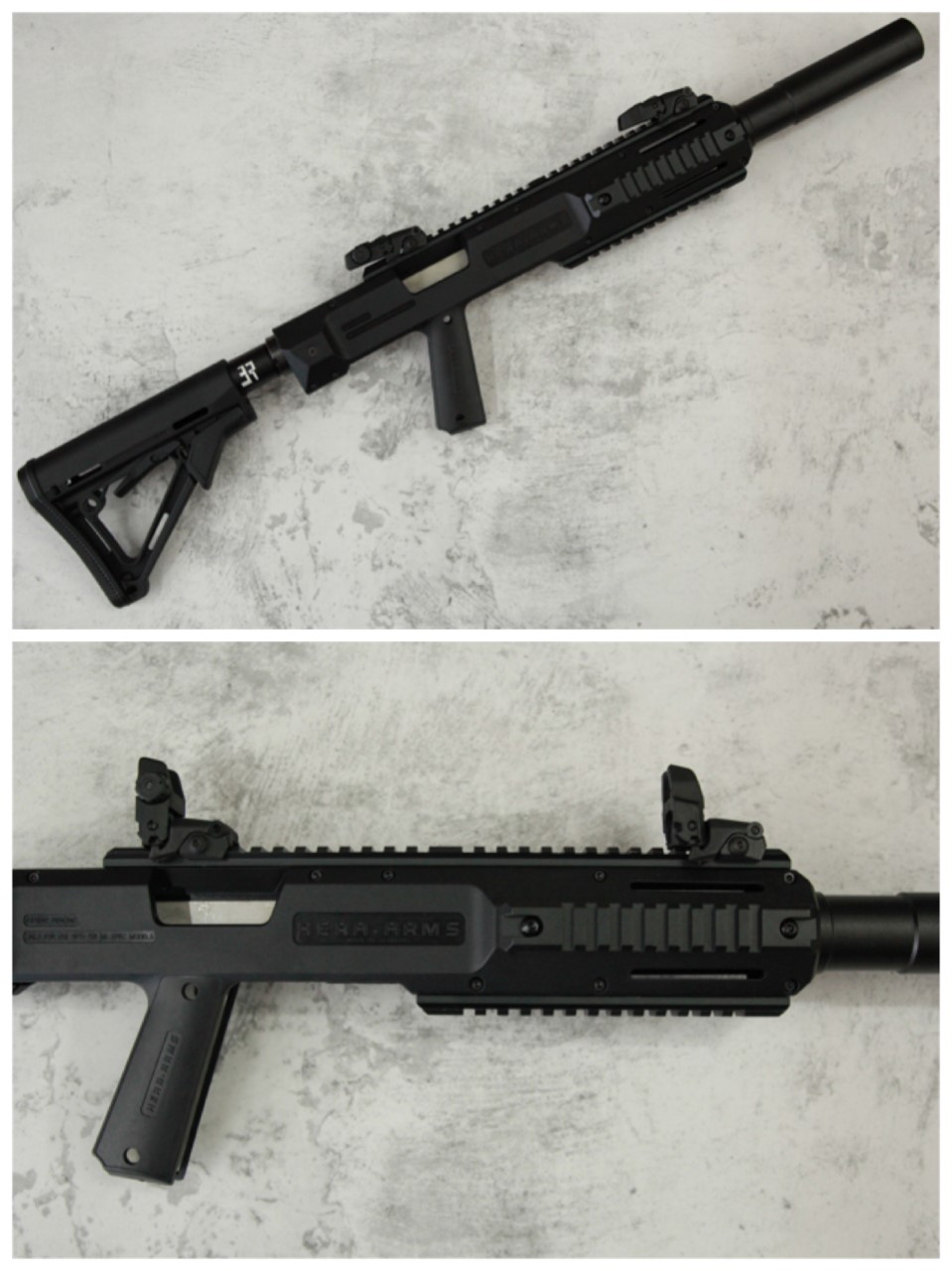 ชุดประกอบปืนสั้น Hera Arms V.2 สำหรับปืน M1911 คุณสมบัติ : #โครงภายในเสริมเหล็กเพิ่มความแข็งแรง #มาพร้อมพานท้าย Magpul CTR และศูนย์หน้า-หลัง พับได้ #พานท้ายสามารถพับได้