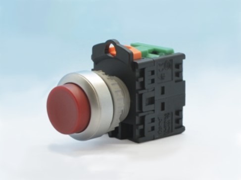 ปุ่มกด Push Button Switch 1NO TEND สวิตซ์กดจมหัวนูน รู 22 mm