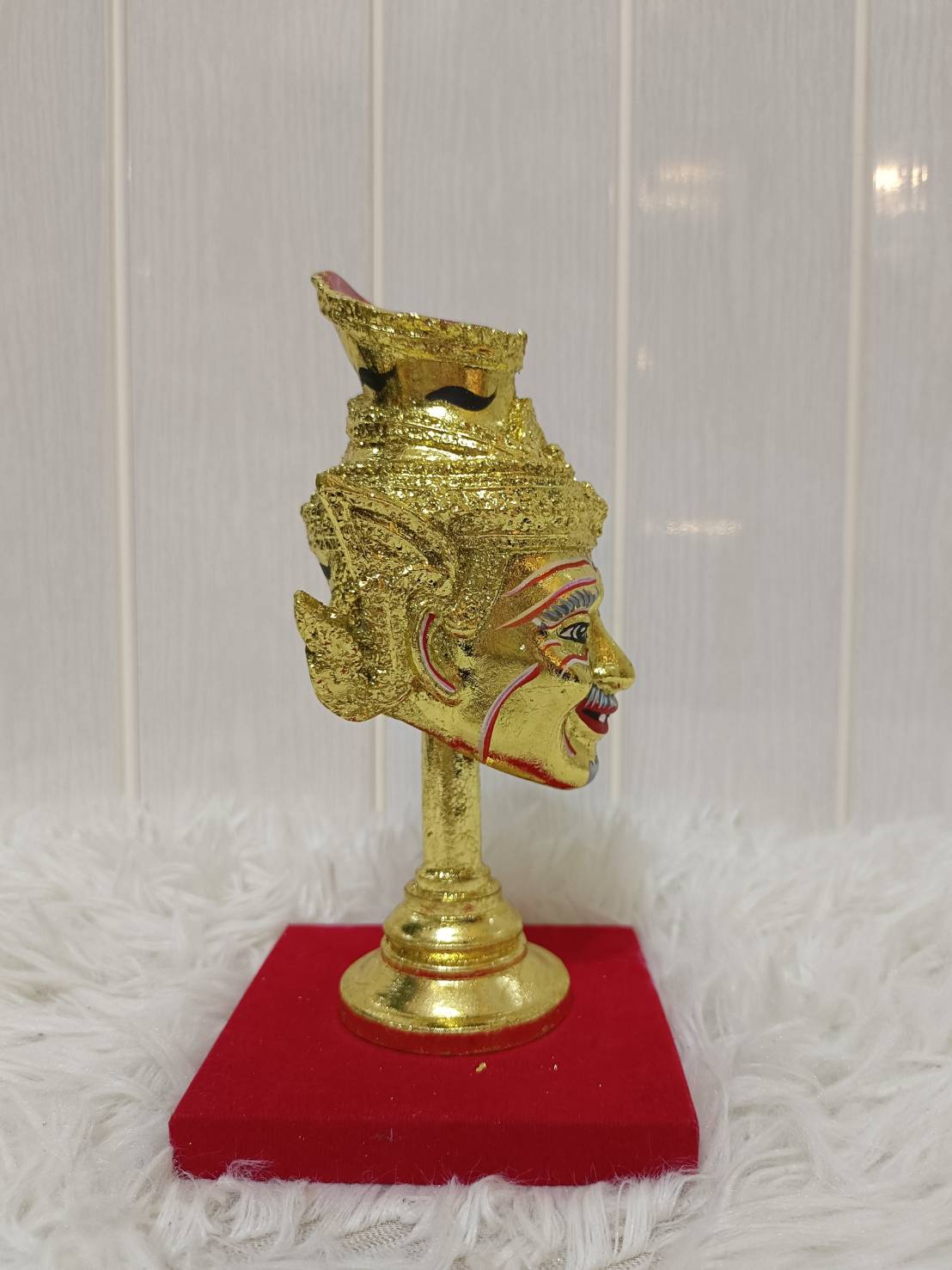 พ่อแก่ ขนาดกลาง 4 นิ้ว พร้อมฐานปิดทอง