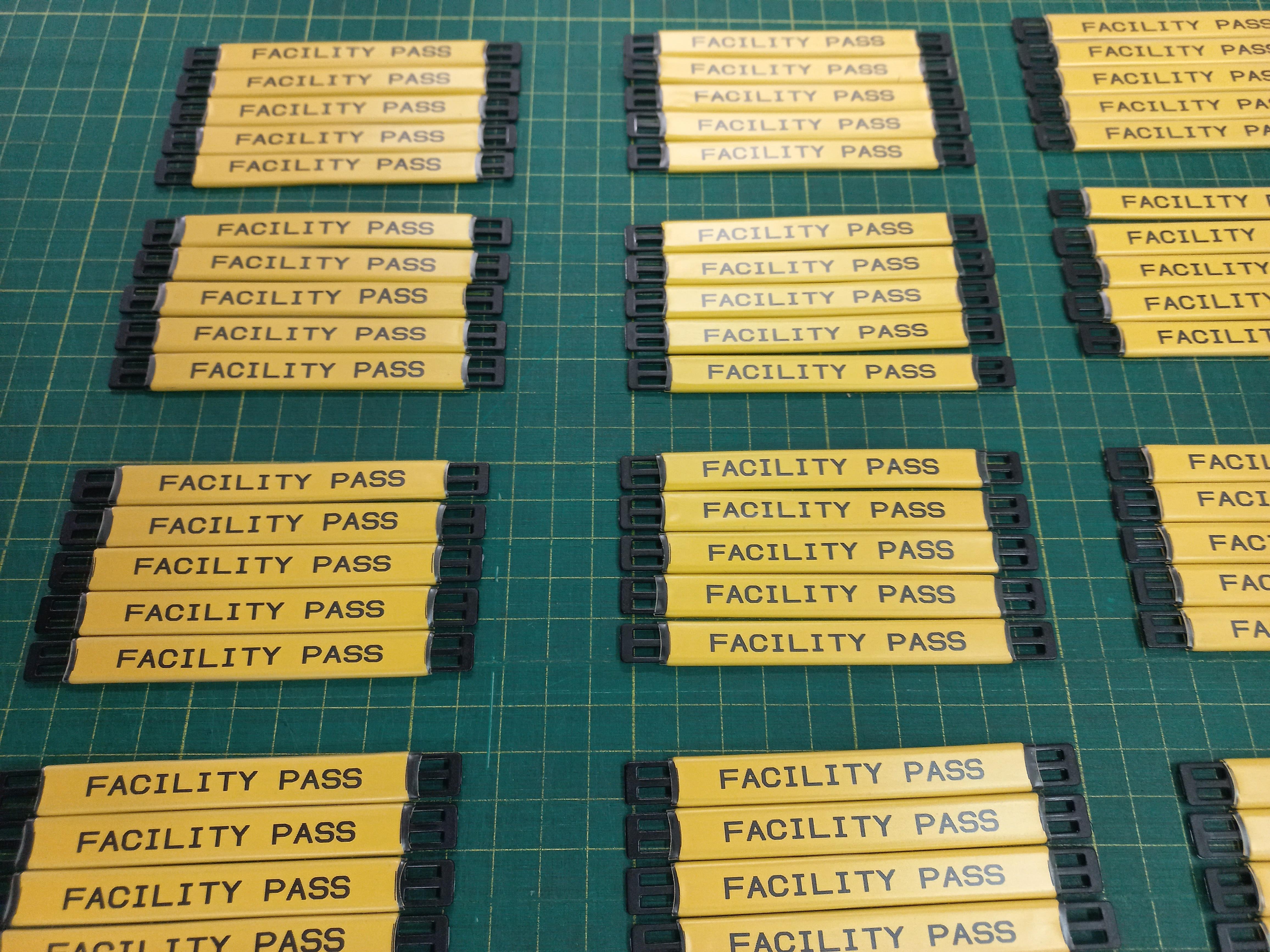 TAG มาร์คสายไฟ Polyurethane สีเหลือง เบอร์มาร์คสายไฟ CABLE MARKER