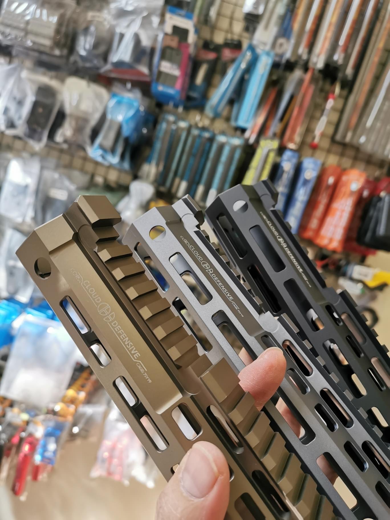 New.ชุดหน้า Cloud defensive +BCM 9.5นิ้ว มี3สี สีดำ สีเทา สีทราย