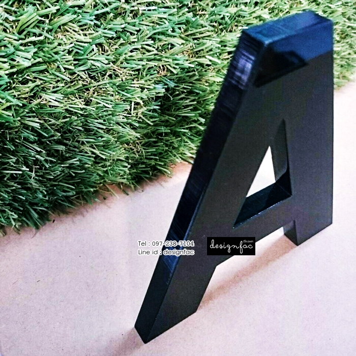 ป้ายอะคริลิคติดผนัง/ตั้งโต๊ะ " PEAR " ตกแต่งผนังร้าน สไตล์โมเดิร์น มินิมอล ลอฟท์