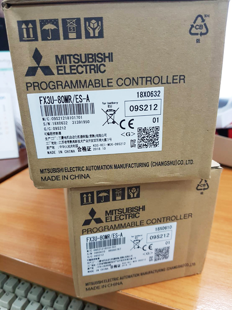 FX3U-80MR/ES-A PLC MITSUBISHI 40 IN/40 OUT AC/DC/RELAY