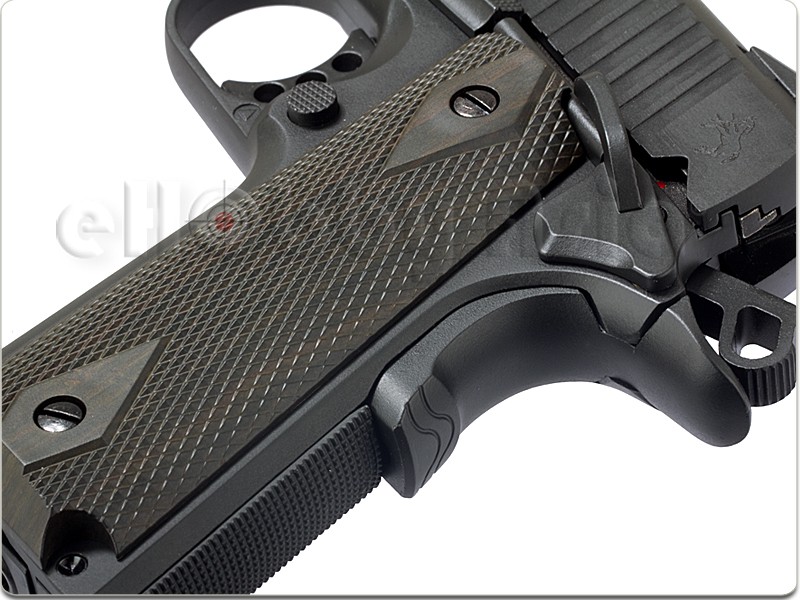 New.CYBERGUN COLT 1911 Rail CO2 GBB Pistol (Black) ราคาพิเศษ