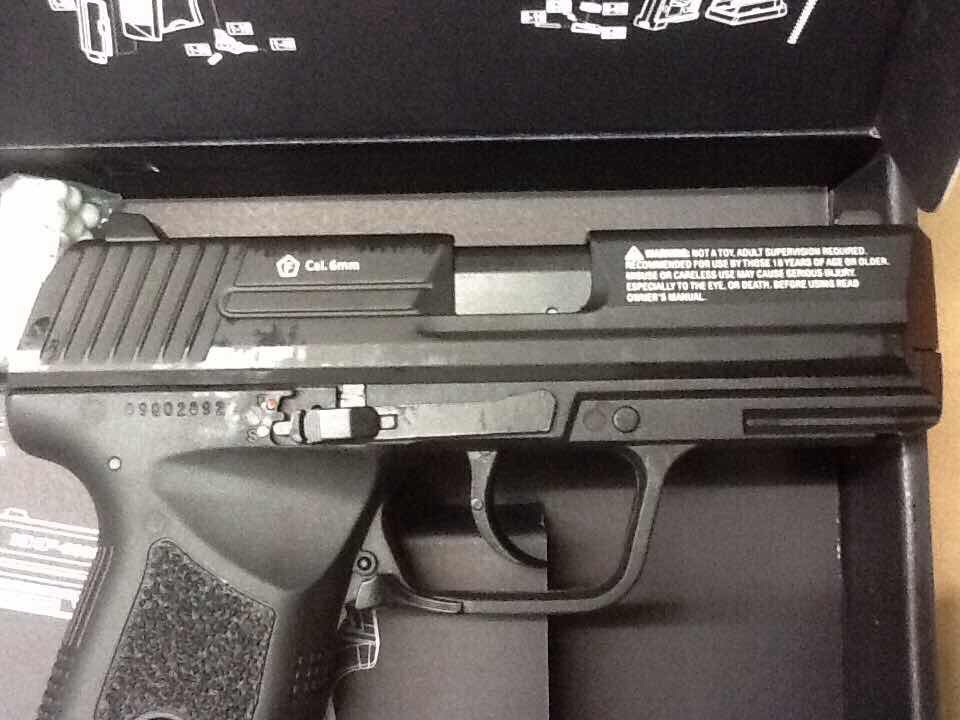 New.HKP 2000 CO2 Blowback Pistol - black