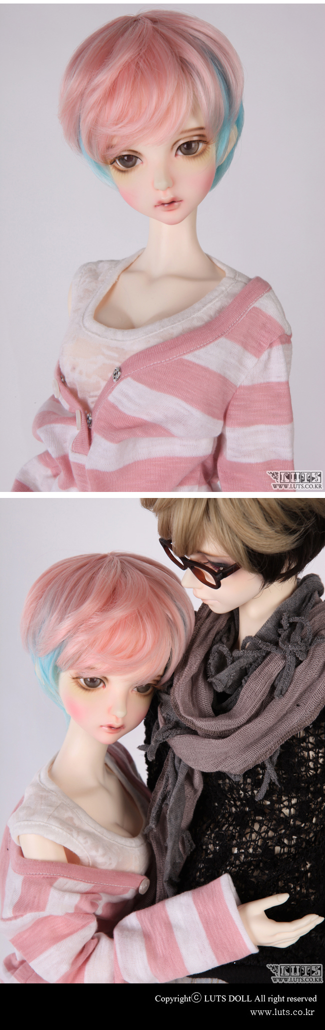 DW-227 (Pink Blue, 9~10 inch)