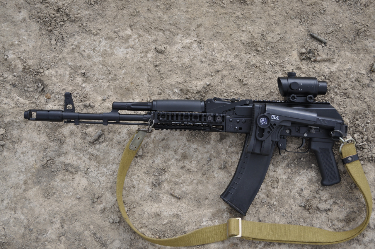 พานท้ายพับ AK Зенит ПТ-3 Zenit PT-3 style telescopic - 5KU-277-B