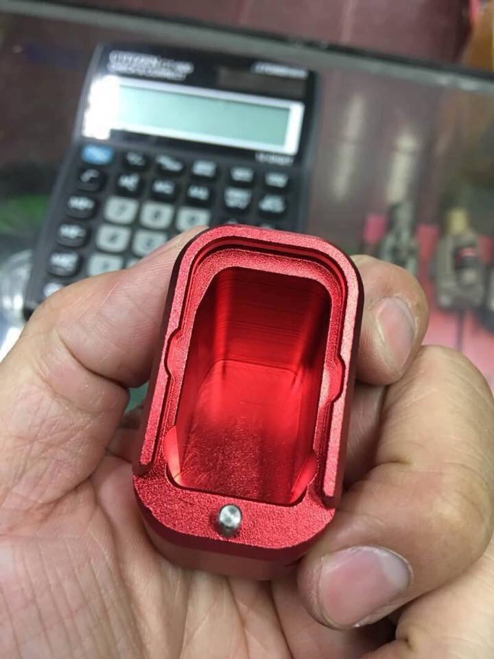 https://youtu.be/IPGIkOg-Gyc New.TARAN ยุทธวิธีนวัตกรรม-อาวุธฐาน อลูมิเนียม PAD KIT สำหรับ GLOCK The USPA IPSC และ IDPACS กีฬา ส้นแมกอลูมิเนียม cnc. สำหรับปืน GLOCK 9/40 + เพิ่ม 5 นัด ขนาด 9 mm. + เพิ่ม 4 นัด ขนาด .40 มีมา 6 สี ราคาพิเศษ