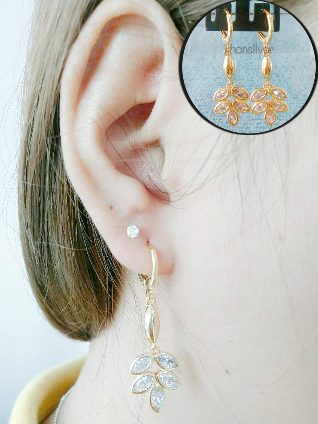 ต่างหูทองหุ้ม