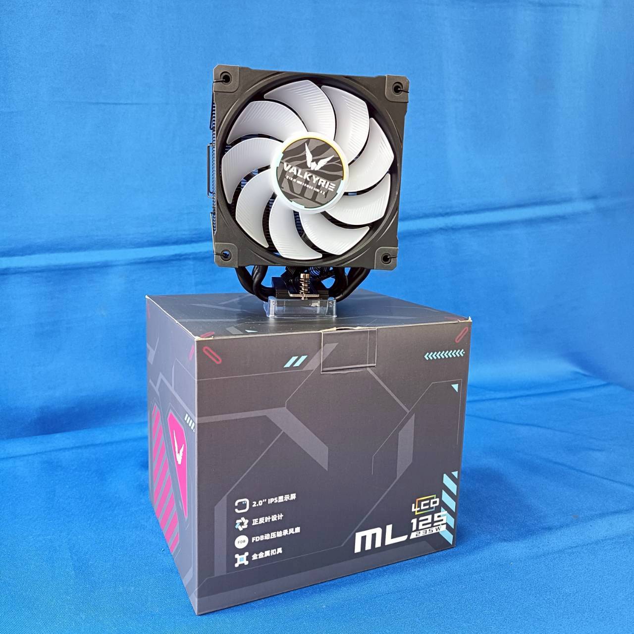 CPU COOLER VALKYRIE ML 125 235W IPS Screen ARGB ประกัน 2 เดือน