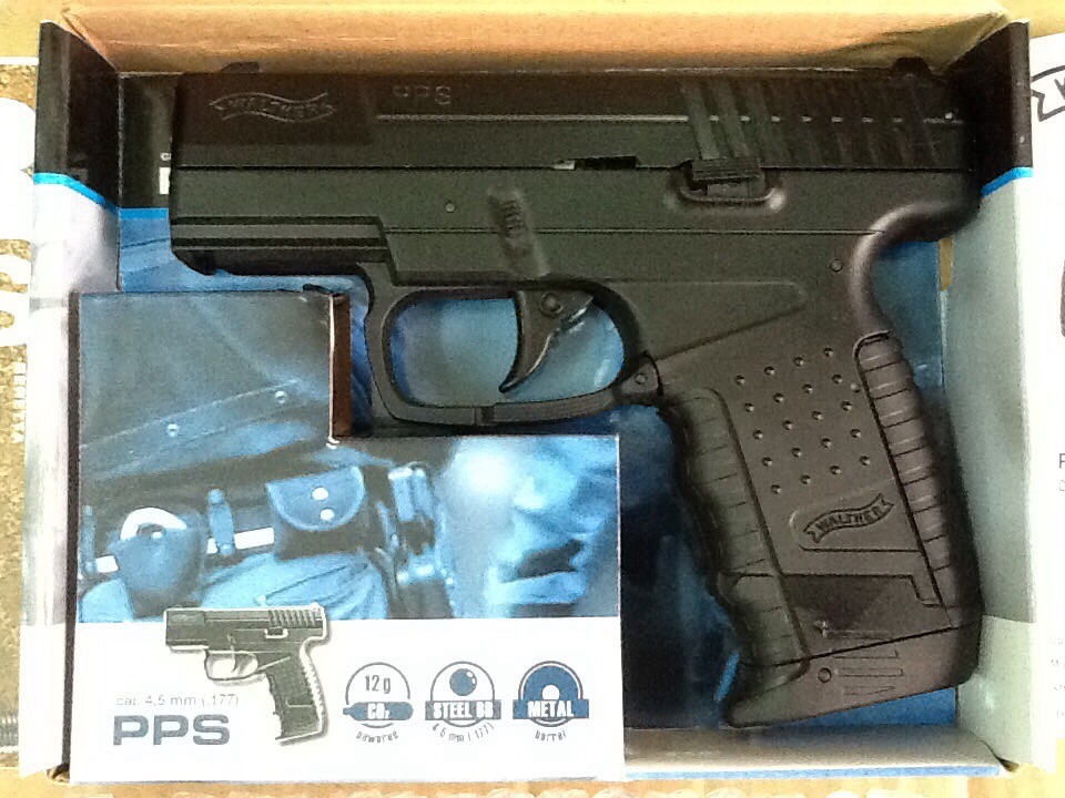 New.Pistola Balines Co2 Walther PPS Full Metal Blowback 4.5