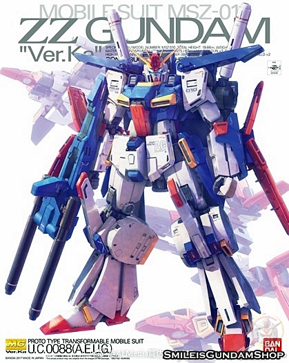 [PO]MG MSZ-010 ZZ GUNDAM Ver.Ka[BANDAI]