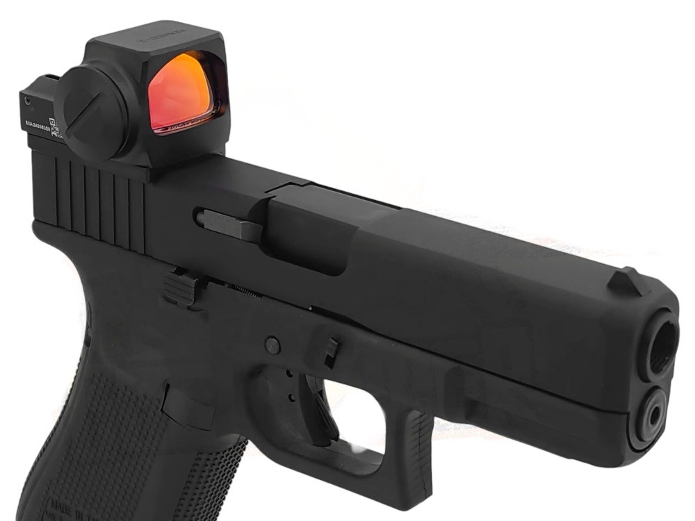 New. Red Dot Sig Sauer ROMEO-X Compact งานเกรด AAA Full Marking (Scale 1:1) ทนแรงรีคอยน์ปืน GBB ได้ สามารถติดตั้งบน P365 ได้โดยไม่ต้องมีเพลท จุดเล็ง สีแดง ปรับสว่างได้ 9 ระดับ ขนาดของจุดแดงคือ 2 MOA และแบบวงครอบจุดขนาด 32 MOA มีศูนย์เล็ง Fiber Optic ให้ใน