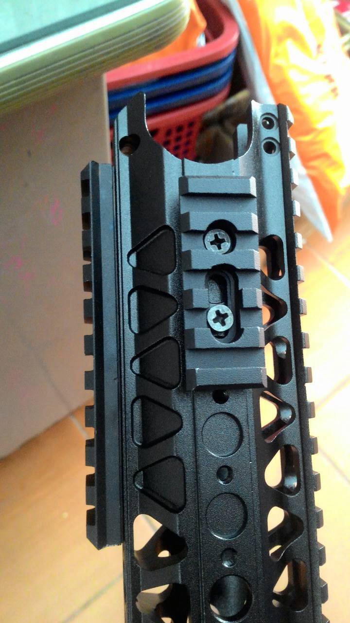 New.Angry gun Wire Cutter Rail System LVOA Style for M4 Cmmg M4 GBB and AEG 12"-16" สีดำ สีทราย ราคาพิเศษ