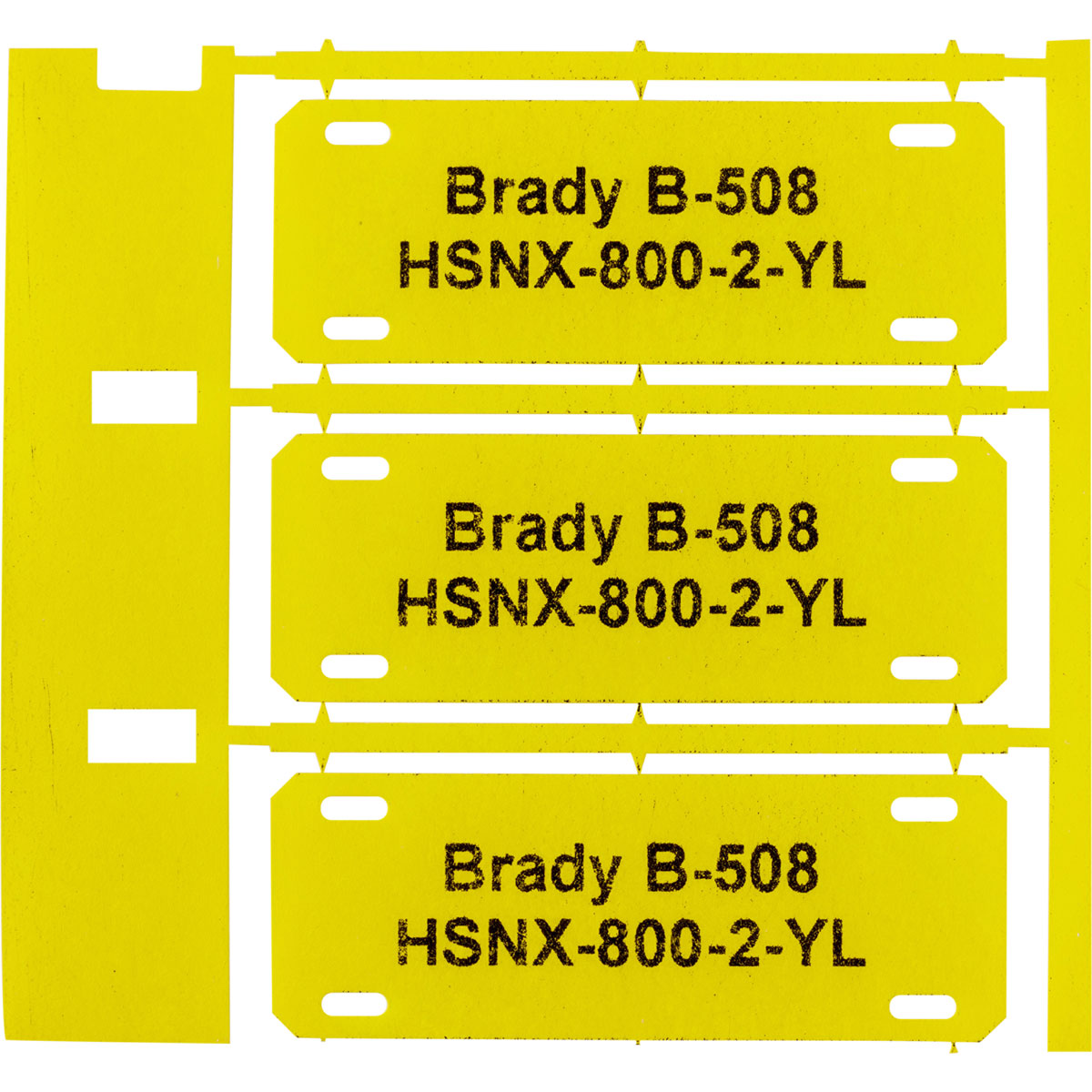 TAG มาร์คสายไฟ Nomex BRADY สีเหลือง (ใหญ่) CABLE MARKER