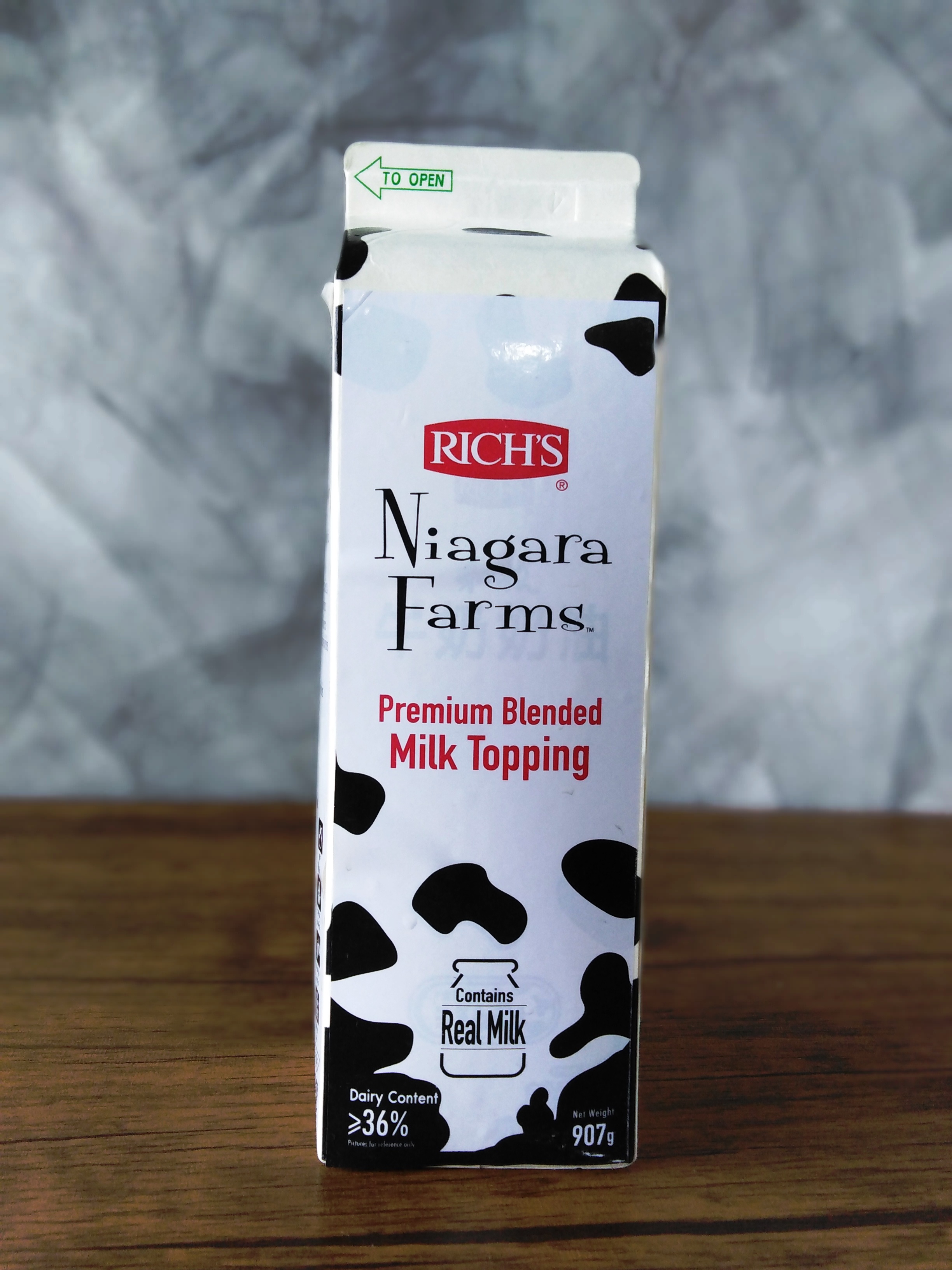 Milk topping 907g. (นมแท้) ตรา RICH'S