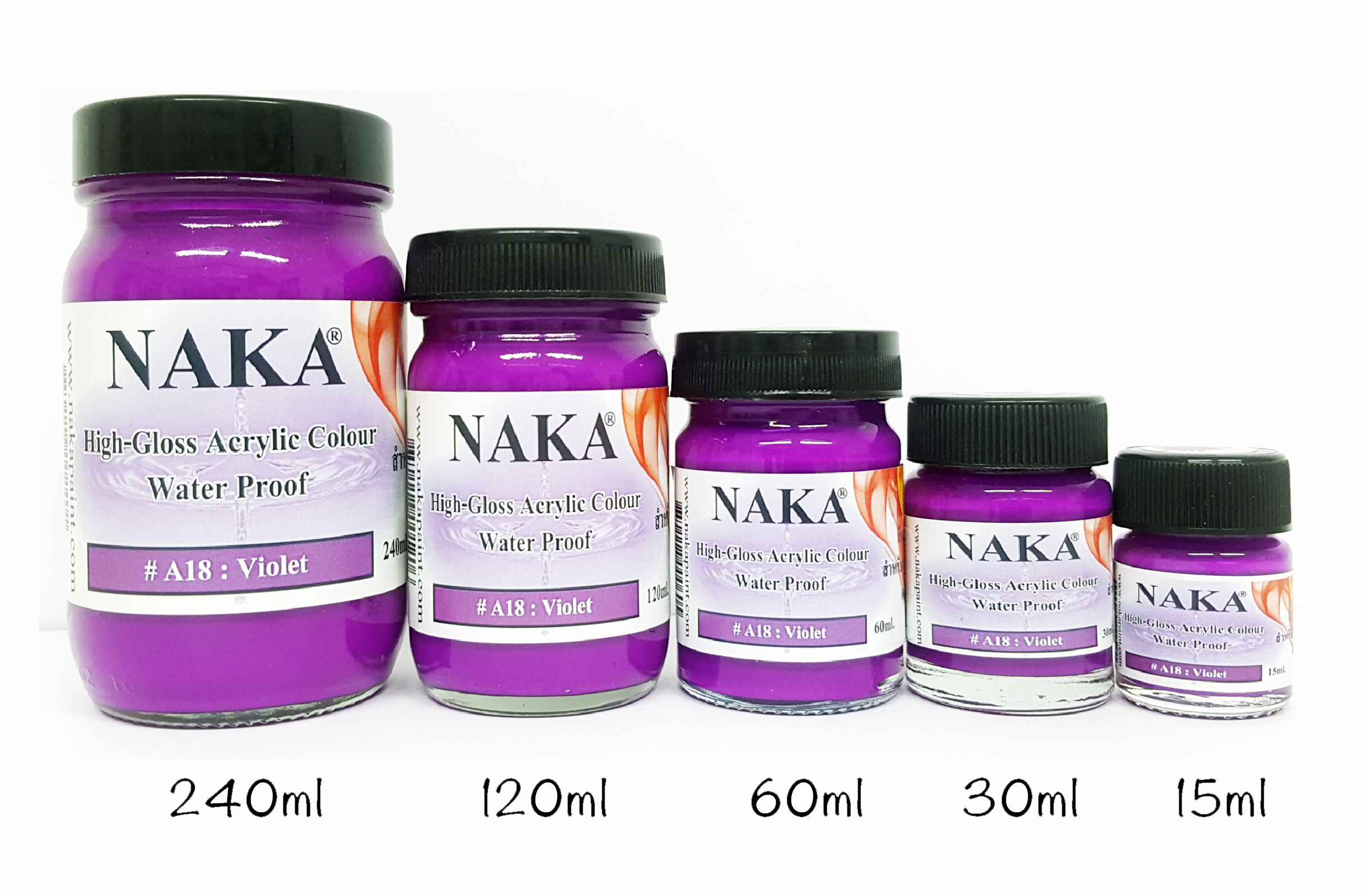 A18 สีอะคริลิค Violet 30ml