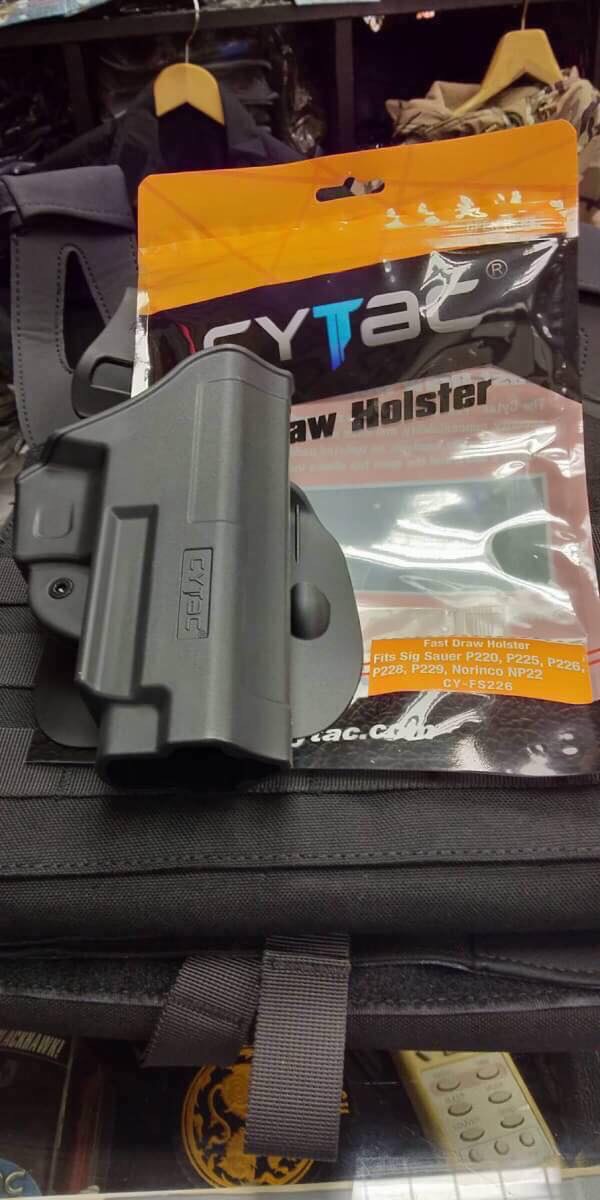 New.ซองปืนพกนอก Cytac Fits Glock 17, 22, 31 (Gen 1, 2, 3, 4) Fits Glock 19, 23, 32 (Gen 1,2,3,4) Fits Colt 1911-5", Girsan 1911 MC, Variants 1911 Fits Beretta 92, Beretta 92FS, GSG92, Girsan Regard MC ปืนยิง IDPA ปรับระดับสูงต่ำได้ตามต้องการ 🔰